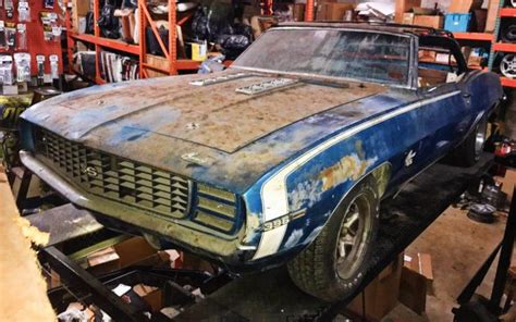 Real Deal 1969 Camaro SS 396 Convertible! | Barn Finds