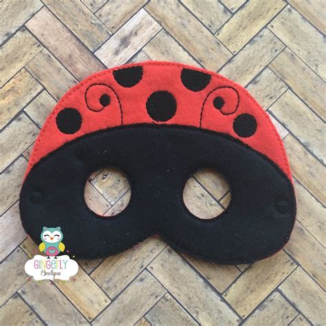 Ladybug Mask Kids Dress up Mask Ladybug Costume Mask Wool - Etsy