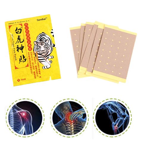 8Pcs/Lot Chinese Pain Relief Plaster Patch Back Pain Plaster Neck Pain ...