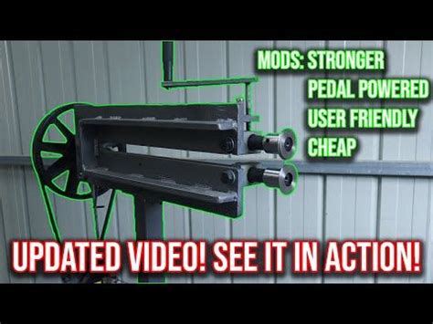 Bead Roller Mods!! (Harbor Freight/ Chinese style) - Powered! - YouTube | Roller, Power, Metal ...