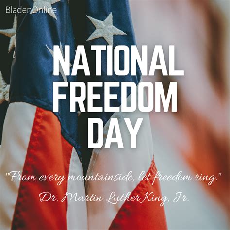 National Freedom Day - February 1st, 2021