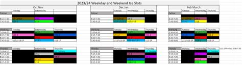 Ice Schedule & Locations - West 39 Minor Hockey