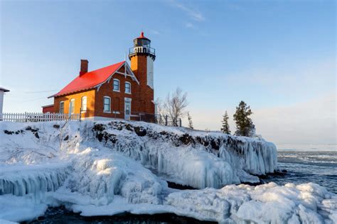 Snowshoeing the Keweenaw’s Frozen Lighthouses