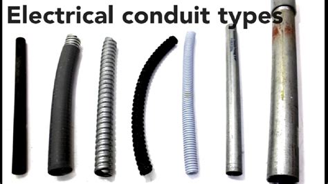 types of electrical conduit RMC EMT - YouTube