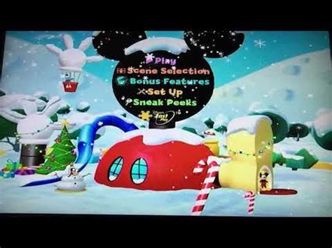 Mickey Mouse Clubhouse: Mickey Saves Santa 2006 DVD Menu Walkthrough - YouTube | Telecharger ...