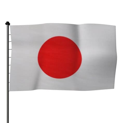 3d 3ds japan flag