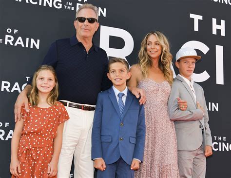 Family Night Out! Kevin Costner, His Wife and Their 3 Kids Enjoy a Los ...