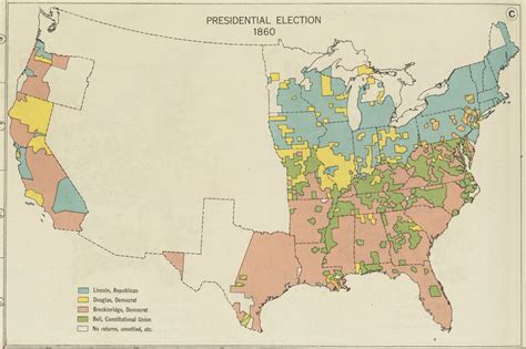 Presidential election 1860 - Norman B. Leventhal Map & Education Center