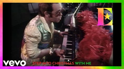 Elton John Stepping Into Christmas | Christmas Images 2021