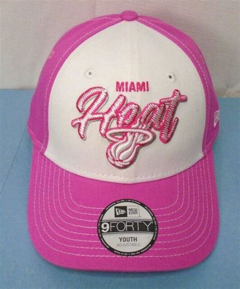 Miami Heat Youth New Era 9FORTY Cap Hat Pink | eBay