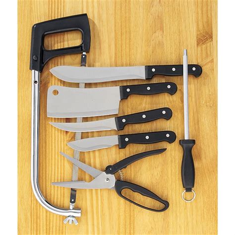 Sportsman Homestyle Butchers Knife Set - 118034, Kitchen Knives at Sportsman's Guide