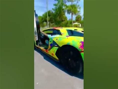 @6ix9ine Lamborghini Aventador - YouTube