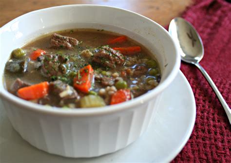 Beef, Vegetable, and Wild Rice Soup • Serendipity by Sara Lynn in 2021 | Wild rice soup crockpot ...