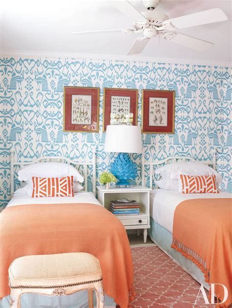 How to Decorate with Two Twin Beds - Guest Room and Kids Bedroom Ideas Photos | Architectural Digest