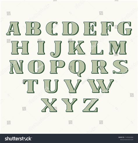 Dollar Style Font Alphabet Text Graphic Stock Vector (Royalty Free) 1145562494 | Shutterstock