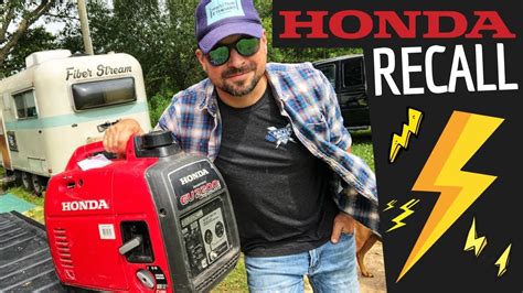 ⚡️HONDA GENERATOR RECALL: Get It Fixed ⚡️ EU2200 Models - YouTube