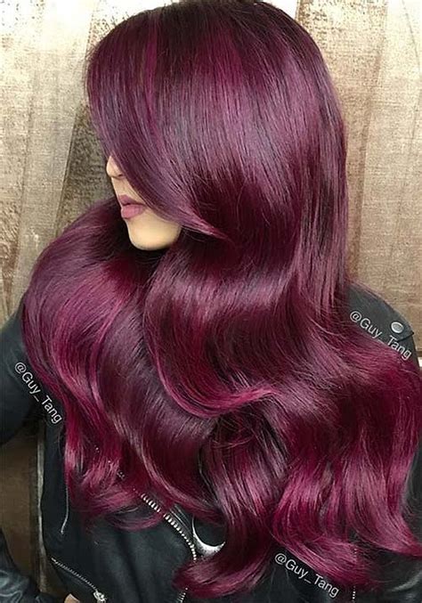 gorgeous 70+ Hottest Burgundy Hair Style Trends 2017 | Burgundy hair, Hair color plum, Blonde ...