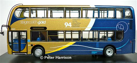 Modelbuszone - CMNL Model UKBUS 0032/1 - Stagecoach Gold Cheltenham Alexander Enviro400 Scania ...