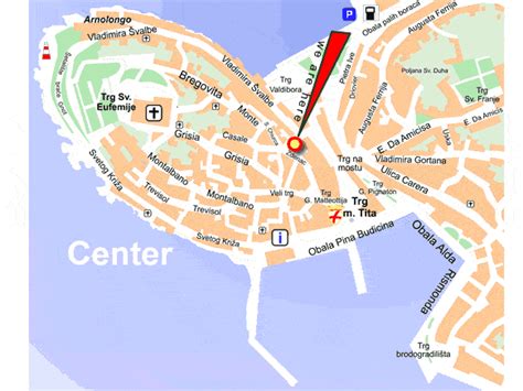 Map of Rovinj - Rovinj Map