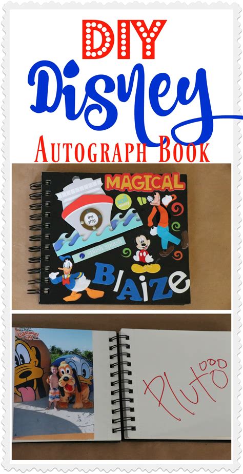 DIY Disney Autograph Book - Re-Fabbed