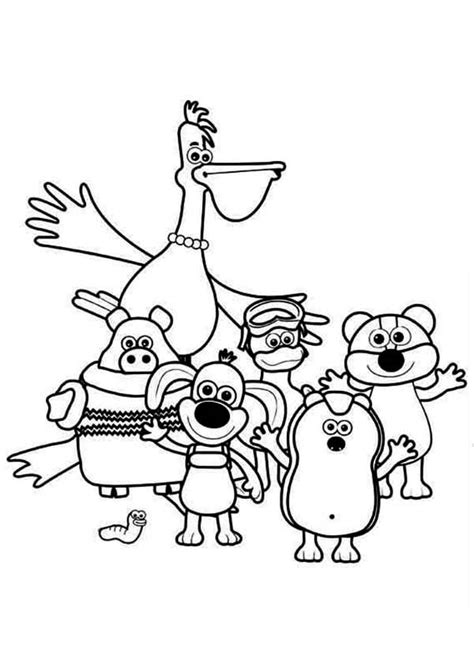 Timmy Time Coloring Page For Kids : Coloring Sky