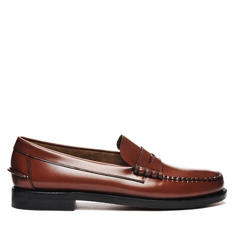 Mens Classic Dan Leather Loafer Brown - Mens Sebago® Shoes