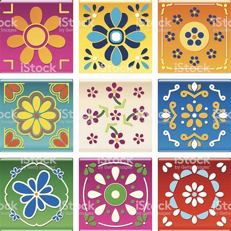 I went through my library of Mexican tiles that I uploaded a while... | Mexican tile, Mexican ...