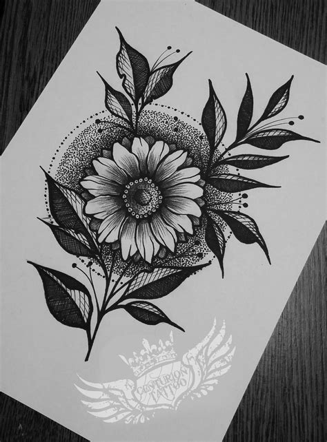 flower tattoo drawing sketch by Centuriontattoo | Idee per tatuaggi ...