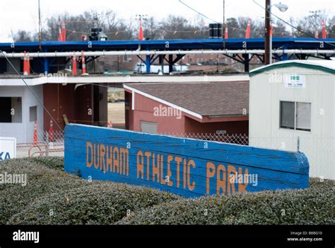 Durham Athletic Park former stadium of the Durham Bulls Baseball team ...