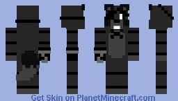 Shadow Rachel The Fox Fnaf Oc Minecraft Skin