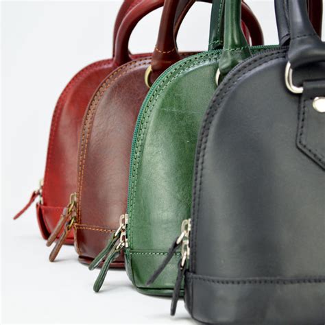 Catherine Top Handles Bag, Italian Leather