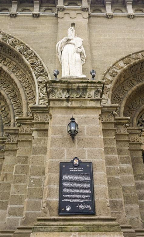 Detail Architecture of Manila Cathedral Stock Image - Image of asia ...