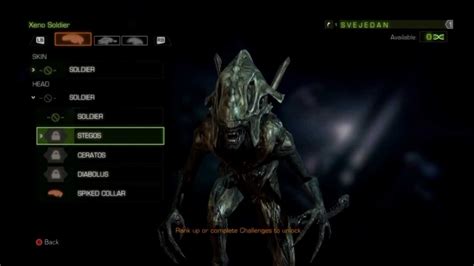 Aliens Colonial Marines Xenomorph customization - YouTube