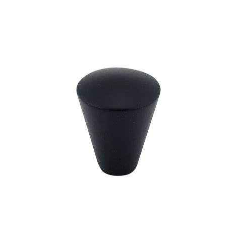 Richelieu Hardware Contemporary and Modern 5/8 in. Matte Black Cabinet Knob-BP003015900 - The ...