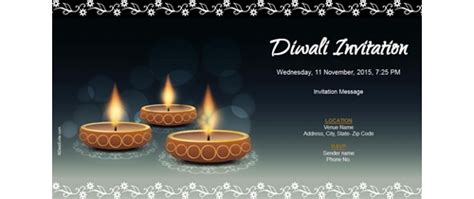 Free Diwali Invitation Card & Online Invitations