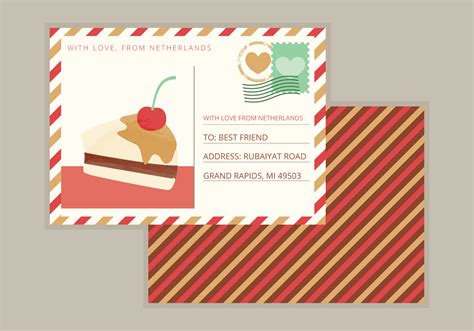 Vector Postcard - Download Free Vector Art, Stock Graphics & Images