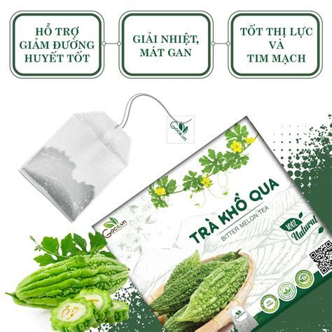 Trà Khổ Qua (Trà Mướp Đắng) Túi Lọc Goce