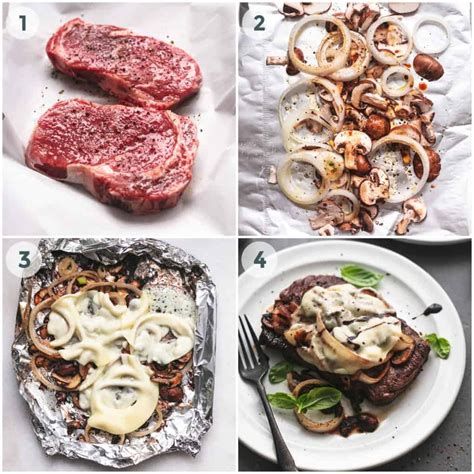 Steak with Mushrooms and Onions - Creme De La Crumb