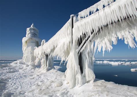 St. Joseph Lighthouse in Winter