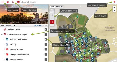 Csu Channel Islands Campus Map - United States Map