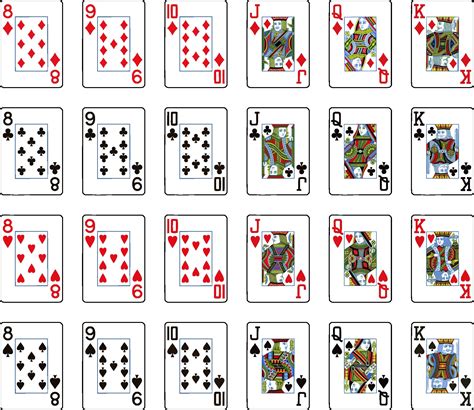 All 52 Playing/poker Cards Full Deck Hearts Spades Clubs - Etsy Ireland