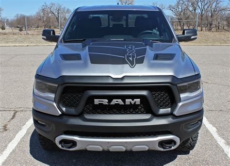 2019 2020 2021 2022 Dodge Ram Rebel Hood Decals, Ram 1500 Hood Stripes | Auto Motor Stripes ...