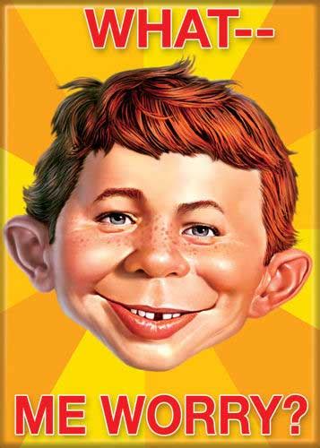 Ata-Boy Magnet Mad Magazine Alfred E. Neuman What Me Worry | Happy Clam ...