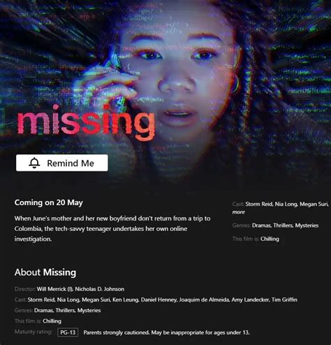 Storm Reid Sony Thriller 'Missing' Sets Netflix US Release Date - What ...