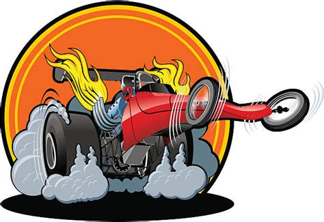 Drag Car Illustrations, Royalty-Free Vector Graphics & Clip Art - iStock