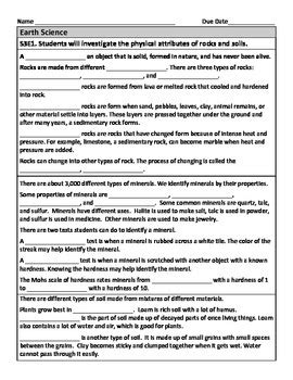 3rd Grade Georgia Science Milestones Study Guide by Teach Peach Math