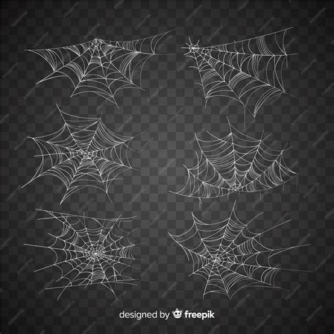 Premium Vector | Collection of halloween cobwebs