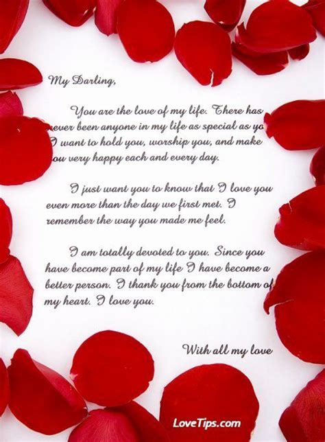 Romantic Love Letters for Her Inspirational 20 Romantic Love Letters for Her | Beautiful love ...