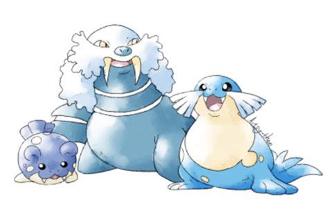 Spheal evolution line retro work | Pokemon