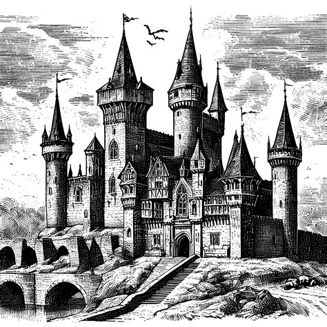 Fantasy Castle Free Stock Photo - Public Domain Pictures